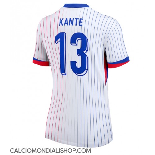 Maglie da calcio Francia Kante #13 Seconda Maglia Femminile Europei 2024 Manica Corta